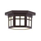 Dc5236abz Home Decorators Collection Led Outdoor Antique Bronze Flush Mount Lot