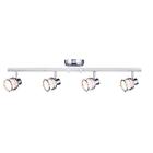 Dc7606pr Hampton Bay Pewter Integrated Led Directional Track Lighting 008938104432