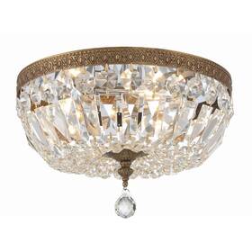 Ed0451203br Decovio Addison 3 Light 12 Inch Brass Ceiling Mount