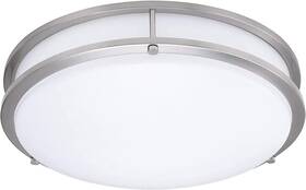 Gs-drcl15-194001 Dependable Direct Flush Mount Ceiling Light Double Ring Garage Close To Fix
