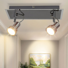 Depuley 2-light Modern Led Track Lighting Kit Flexibly Directional Wall Ceiling