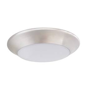 Design House 044321578442 Prescott Led Disk Flush Mount Indoor Ceiling Light Frosted White
