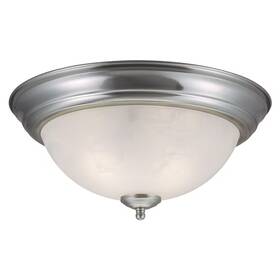 511550 Design House Millbridge 2-light Satin Nickel Ceiling Mount Light