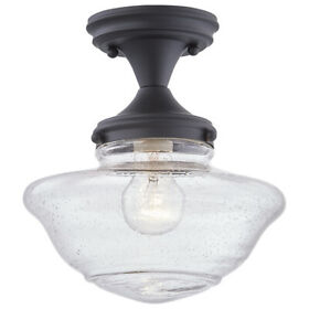 587444 Design House Schoolhouse Ceiling Light Matte Black