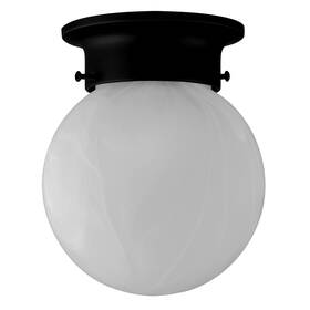 Design House 588483 Millbridge Globe 6 Inch Diameter Indoor Ceiling Light Fixture For Bedroom H
