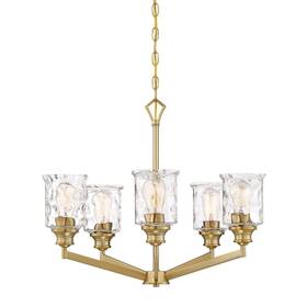Designers Fountain 046335083356 Drake 5 Light Chandelier - Brushed