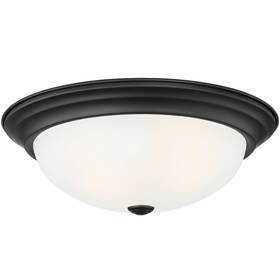 1257l-mb-w Designers Fountain 3 Light Flush Mount Ceiling 15inch Lighting Fixture For