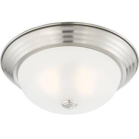 1257s-sp-w Designers Fountain Reedley 2-lights Flush Mount Ceiling Light 11 Inch Lighting Fixture For Kitc