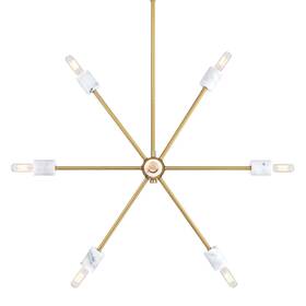 D304c-8ch-bg Designers Fountain D304c-8ch Star Dust 8 Light 28 Inch W Sputnik - Gold