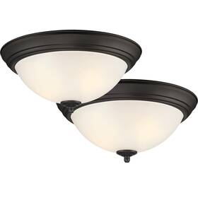 D333m-11fm-orb2 Designers Fountain Flush Mount Ceiling Light 2-pack 11 Inch Led Frosted Glass