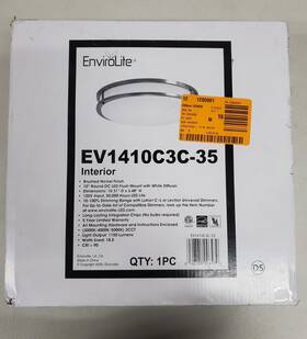 Ev1410c3c-35 Designers Fountain Ev1410c3c 11 Inch W Led Flush Mount Drum Ceiling - Brushed Nickel