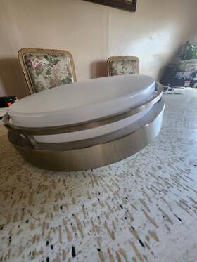 Ev3162c3a-35 Designers Fountain Light Lighting Al-3162 Envirolite Flush Mount Brushed Nickel Ceiling Wall Fixtur