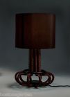 04401071 Devon Rope Noovo Soft Bronze Lamp Table Chord Black Checkered Polyester