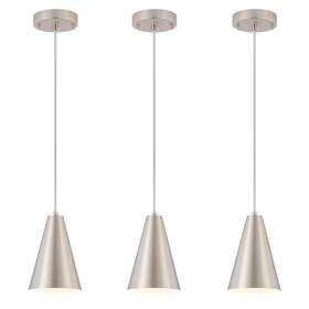 P-jdh062 Dijiahua Brushed Nickel Pendant Lights Kitchen Island Dining Room Light Fixtures Over