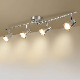 Dinglilighting 011467285833 Dllt 4-light Led Track Lighting Kit Flush Mount Spotlight Ceiling Direction