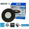 Dlr4-3006-120-5k-ob Nicor Inch Dimmable Led Downlight Retrofit Kit Black