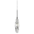 65214451000 Dlsl451-pc Dainolite Lighting Single Crystal Mini Pendant