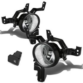 Fl-hcrv07-ch Dna Motoring Front Bumper Fog Light Driver And Passenger Side Enha