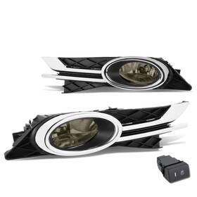 Fl-ztl-184-sm Dna Motoring Fog Light With Switch Driver And Passenger Side Enha