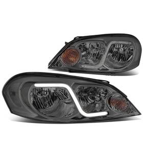 Hl-lb-ci06-sm-cl1 Dna Motoring Smoked Lens Headlights With Led Day Running Li