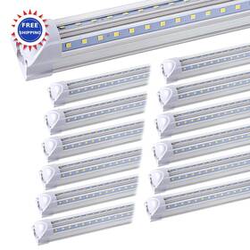 100w Douyidou 797032186115 8ft Led Shop Light Fixture 15000lm 6000k 12-pack Cold White Shape