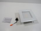 Dqr6-10-120-4k-wh-bf Nicor Lighting Square Led Recessed Downlight Kit White 767706092899
