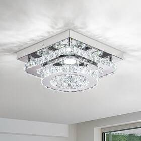 Ds-017 Dsliting Crystal Ceiling Light Fixture - Led Chandelier For Kitchen Bedroom