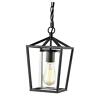 Dt5225du-bk Eul Vintage Outdoor Pendant Light Fixture Island Hanging Lantern