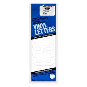 3220-w Duro Permanent Adhesive Vinyl Letters 6-inch White 6 Inch