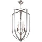 Dvp11249bn Dvi Lighting Castille Buffed Nickel Foyer Pendant 061467029980