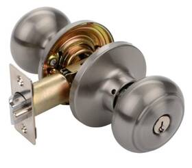 V-sie-00-us15 Dynasty Hardware Sierra Keyed Entry Door Knob Satin Nickel Vi