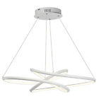 E30647-mw Twisted Matte White Led Pendant 845094083832
