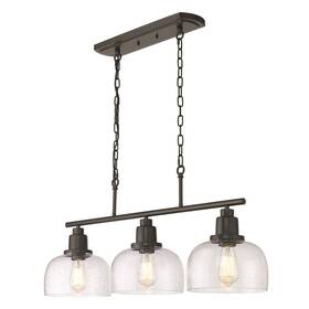 Pda1125-orb Eapudun 3-light Kitchen Island Light 35.4 Inch Farmhouse Chandelier For Dining Room Pool