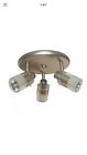 Ec337ba Hampton Bay Brushed Steel Round Light Fixture