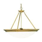 P3575-10 Eclipse Brass Lighting Foyer Polished Progress Chain-hung Fixture