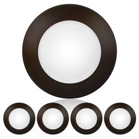Ecoeler Cdr4-b-3k-4 4 Inch Flush Mount Dimmable Led Disk Light 3000k Warm White 650lm R