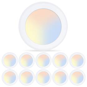 Cdr616d-3cct Ecoeler 10 Pack 6inch 3cct Led Disk Light 3000k/4000k/5000k Selectable Dimmablel Lig