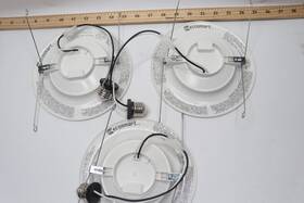 Nb01ca10fr1-279 Ecosmart 3-pk Integrated Led Canless Dimmable Recessed Light Trim Soft White