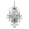 Ed07704ch Elight Design Crystal Wide Chrome Mini Chandelier 633779038402