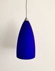 Edl30 Tiella Decorative Pendant Lights Blue Satin Nickel