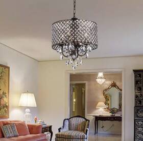 Epg8019ac Edvivi Diamond Beaded Chandelier Gorgeous Crystal Teardrop Cascade Glam Pendant Light