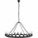 Eei-2118-brn Lexmod Teleport 52 Chandelier In Brown 889654039891