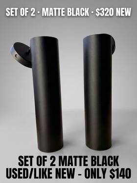 Eglo 62557a Tortoreto Mini Pendant Matte Black Set Of 2 Excellent Condition