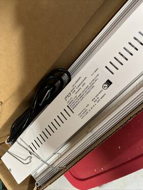 Eiko 031293113436 Led High Bay Light 2ft 220 W 5000k Dimmable 120-277v Ul Dlc For Shop Warehouse