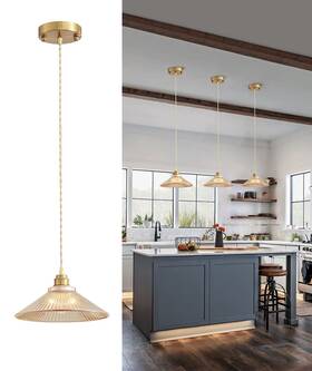 Ejhgdwx 737054736349 Glod Pendant Light Fixture For Kitchen Island Modern Hanging Lamp Dinning Ro
