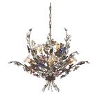 Ek.9107 4 2 Elk Lighting Brillare Modern Chandelier In Bronzed Rust 748119910741