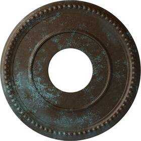 Cm12brbbs Ekena Millwork 192770015176 Bradford Ceiling Medallion 12 1/2 Inch Od X 3 7/8 Id 3/4 P Hand-pa