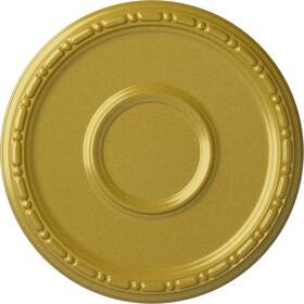 Cm16mdrgs Ekena Millwork 192770048341 Medea Ceiling Medallion 16 1/2 Inch Od X 1 P Fits Canopies Up To 5