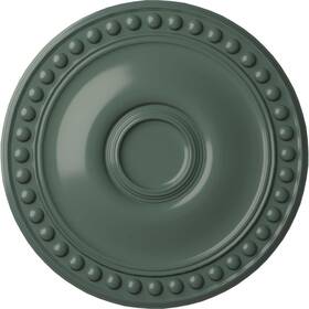 Cm19focbf Ekena Millwork 192770083922 Foster Ceiling Medallion 19 1/8 Inch Od X 1 P Fits Canopies Up To 5 5/