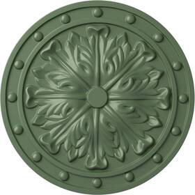 Cm20foagf Ekena Millwork 192770093266 Foster Acanthus Leaf Ceiling Medallion 20 1/2 Inch Od X 1 P Fits C